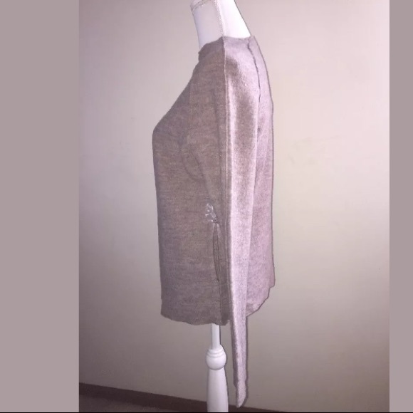 Nanette Lepore 100% Extra Fine Merino Wool Sz L - Picture 4 of 7